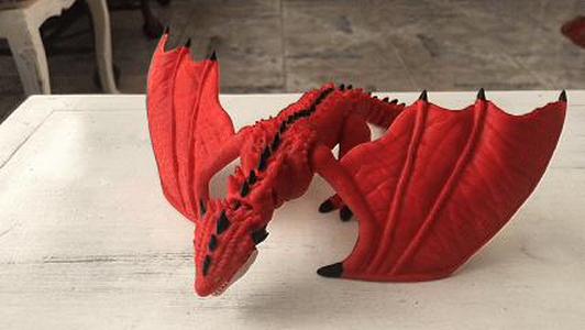 Flexible articulated dragon