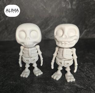 FLEXI SKELETON BUDDIES + KEYCHAIN