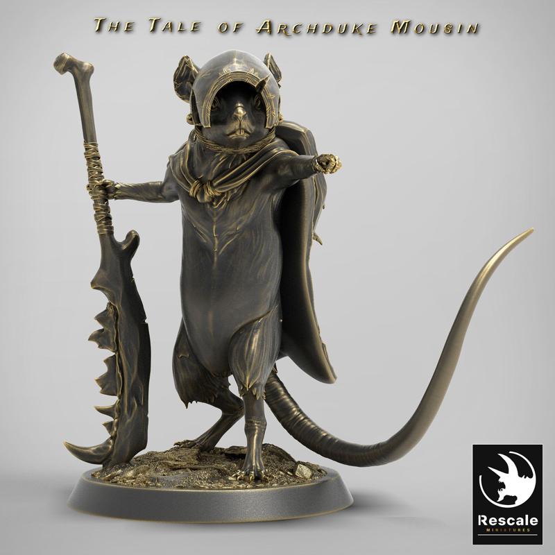 Mouse Pointing forward Soldier