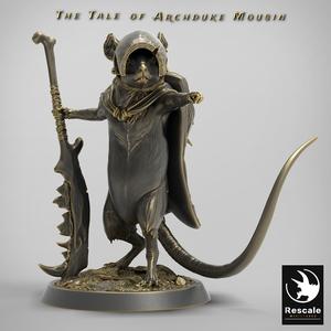 Mouse Pointing forward Soldier