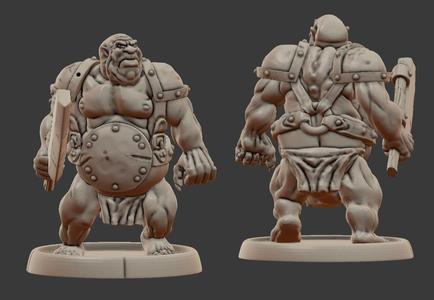 Armoured Ogre With Meatcleaver