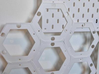 Modular Hexagon Frame for 130mm Tile Prints Skadis