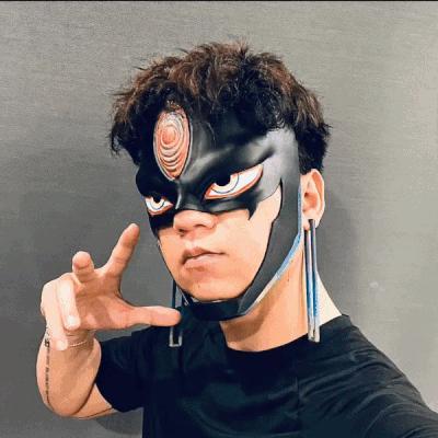 Jiji Dandadan Mask -  Jin Enjoji (Evil Eye)  - Anime Cosplay