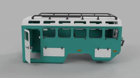 Crawler 4320 Expedition Long Cab – 1/10 RC body attachment