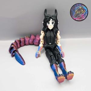 Flexi Mini and Tiny Syris Dragon Girl