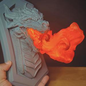 Wall Mounted Dragon Sconce – Fire Breather