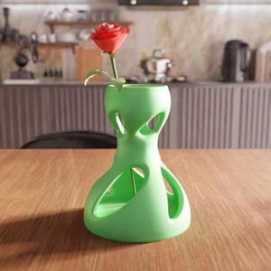 3D Modern Vase STL File - Decorative Flower Vase for Home Decor, Gifts for Him, Art Deco Accent, Unique 3D Print File