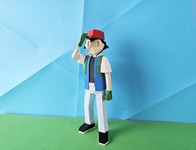 Ash Ketchum Low Poly