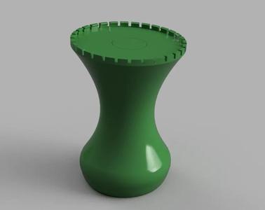 Stamp with eject system + base for your stamps