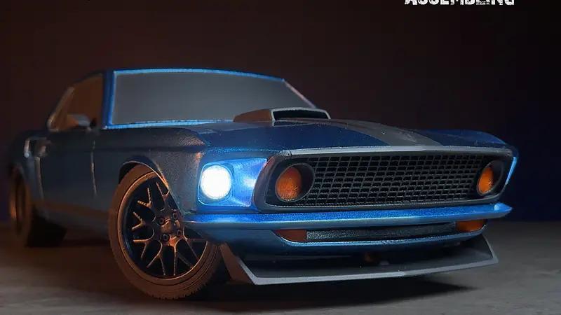 Ford Mustang 1969 Body Kit 1/10