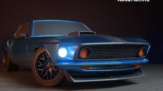 Ford Mustang 1969 Body Kit 1/10