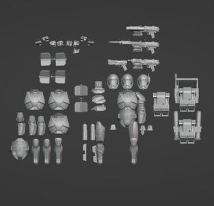 Clone Commando One-Twelfth Scale Kit