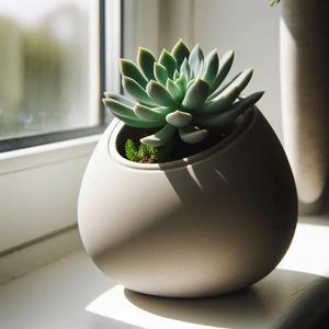 Modern Design Succulent Planter “Egged”