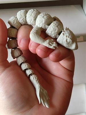 Articulated Elemental Rock Dragon