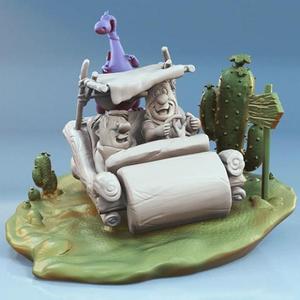 The Flintstones 3D Printing Figurines in Diorama | Assembly