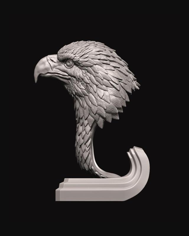 Eagle bust