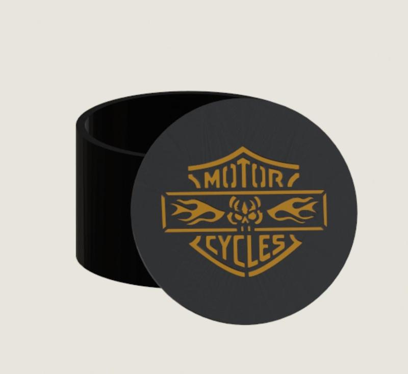 Fully Customizable Harley Davidson Gift Box  – Full Color No Supports