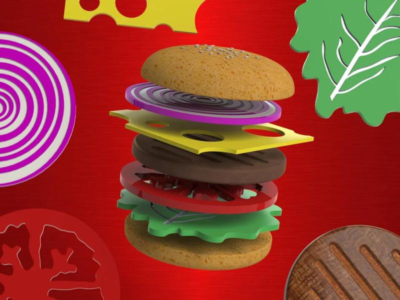 Burger Coasters/Toy