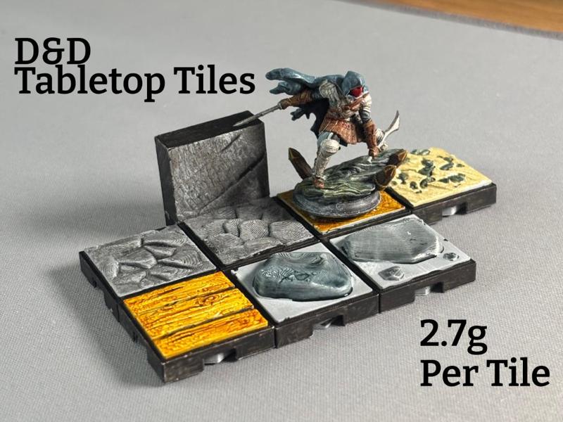 D&D Tabletop Tiles – Modular Terrain Set