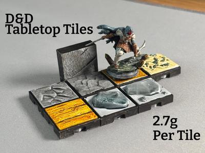 D&D Tabletop Tiles – Modular Terrain Set
