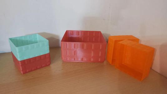 Stackable Storage Boxes (Vase Mode)