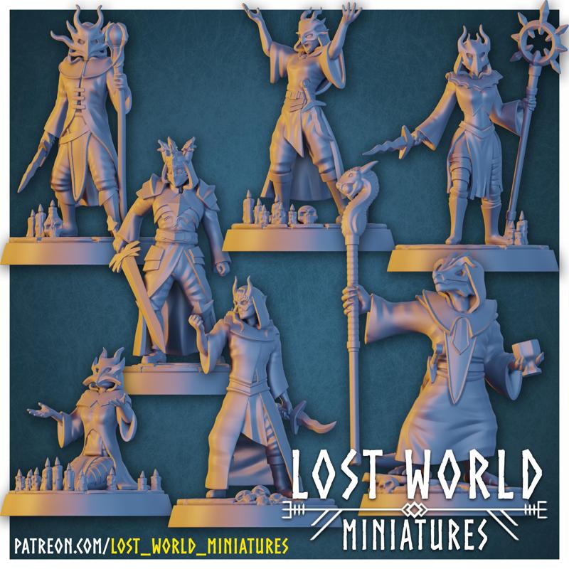 Dragon Cultists Miniatures Set
