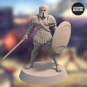 Realm of Eros soldier with Sword and Shield – Pose 1