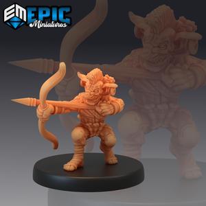 Wicked Goblin Tribe Archer Warrior / Green Skin Army Soldier / Classic Creature