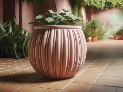 Ribbed Planter