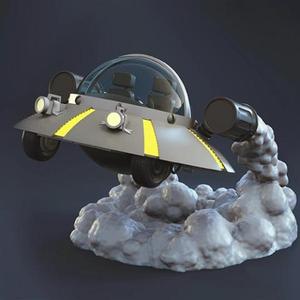 The Space Cruiser 3D Printing Model | Assembly