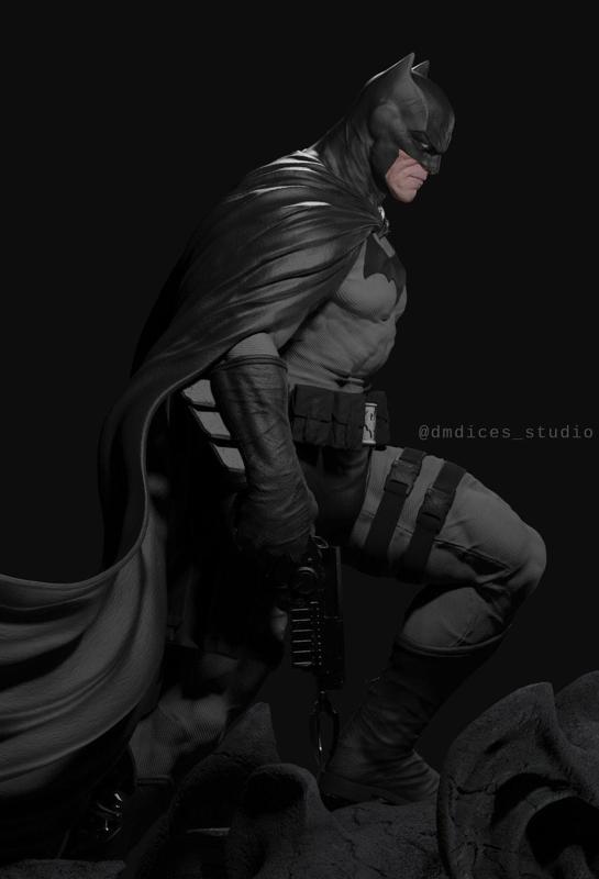 Batman Gotham Vigilant Statue 3D Print Model
