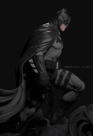 Batman Gotham Vigilant Statue 3D Print Model