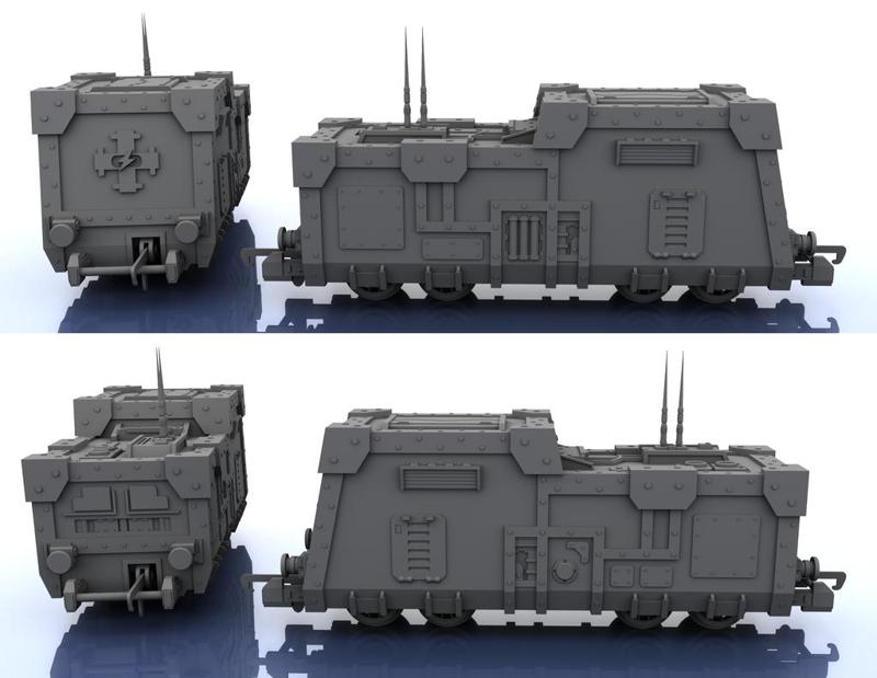 OO Train – Warhammer Style – Armoured Intel