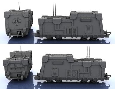 OO Train – Warhammer Style – Armoured Intel