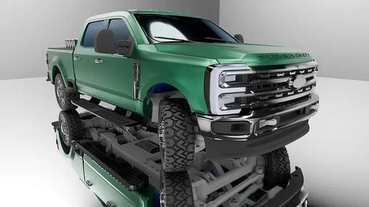 F350 King Ranch 2024 – RC 1/10 BODY KIT