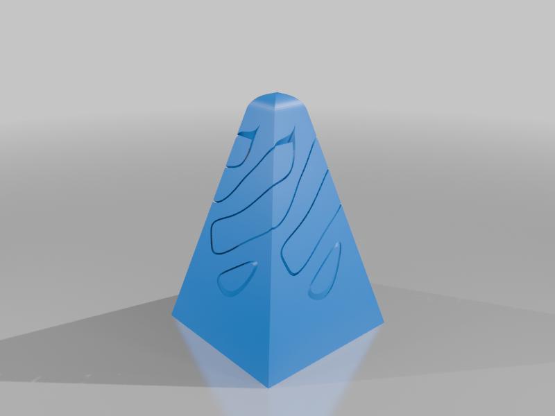 Pyramid spiral fidget toy
