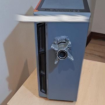 Unexploded Missile, Battle Damage Decor and magnet, No Supports!
