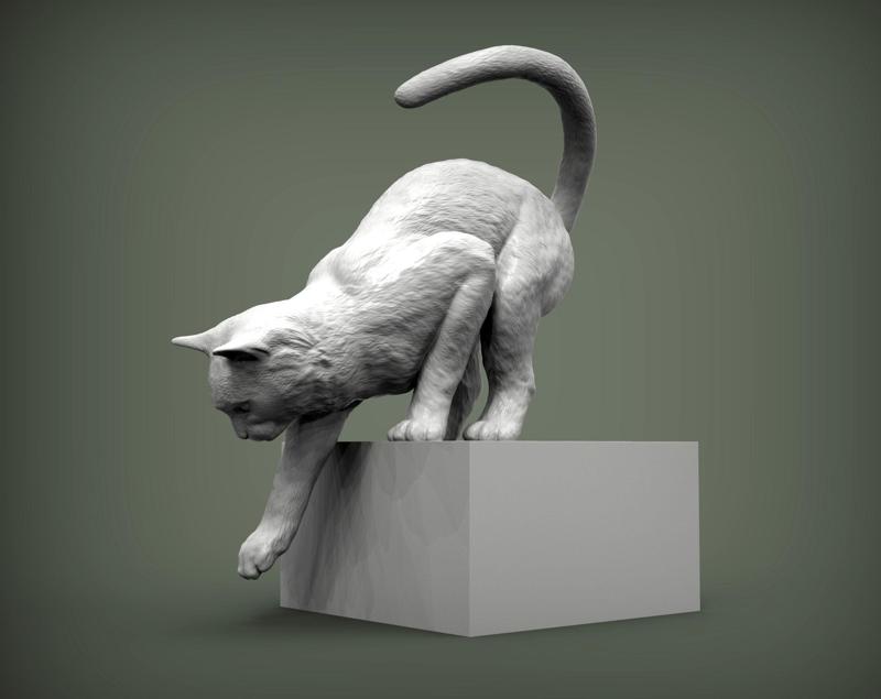 Cat for 3d printing