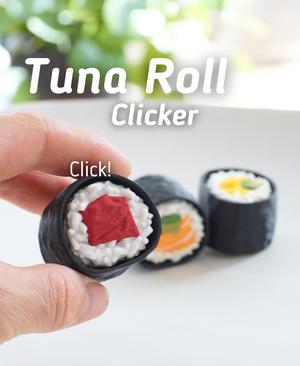 Tuna Roll Clicker – Sushi Fidget Clicker – Ludo Fidget toy