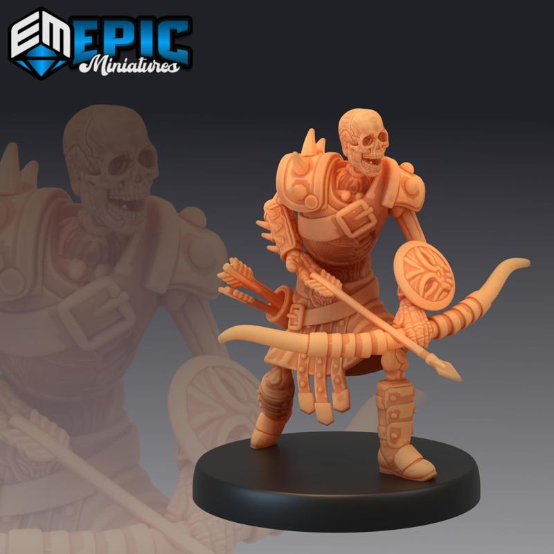 Skeleton Army Heavy Archer / Bow & Arrow / Undead Soldier