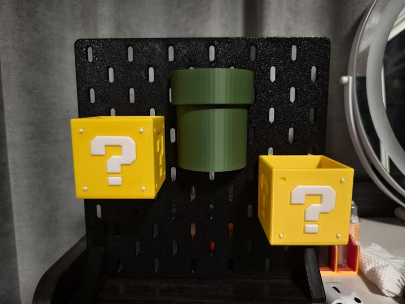 Mario Pipe (fits IKEA pegboard)