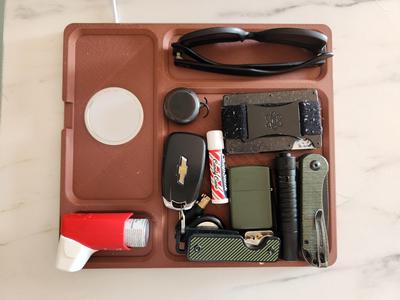 EDC Tray with Wireless Charger