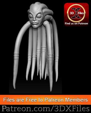 Star Wars Head Sculpt – Action Figure – Kit Fisto – Hot toy Black Series