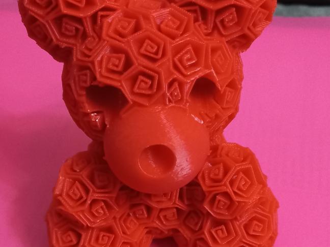 rose-covered bear