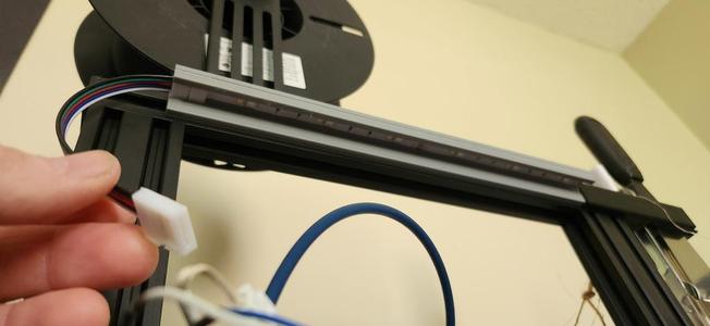 2020 Extrusion light bar, fits Ender 3 V2