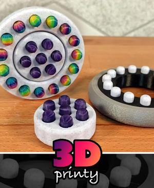 Circle Pop Fidget (Multi-material design)