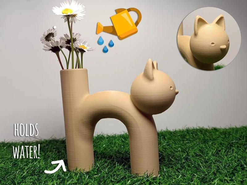 Cat Vase Waterproof