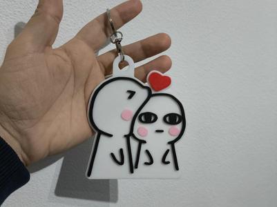 Keychain Valentine Day Love