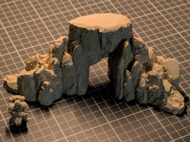 Miniature Terrain – Rock #8