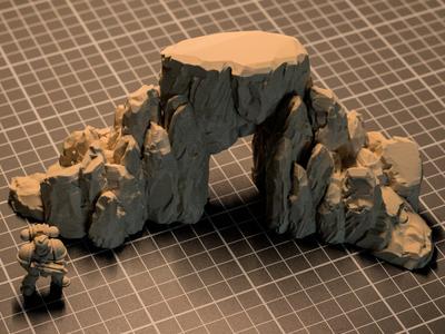 Miniature Terrain – Rock #8